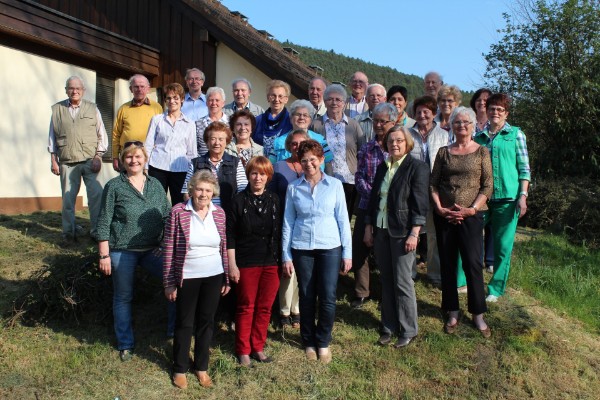 Gruppenbild des Seniorenchors Frammersbach